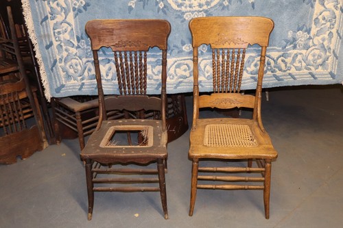 Antique matching oak pressed - 2,